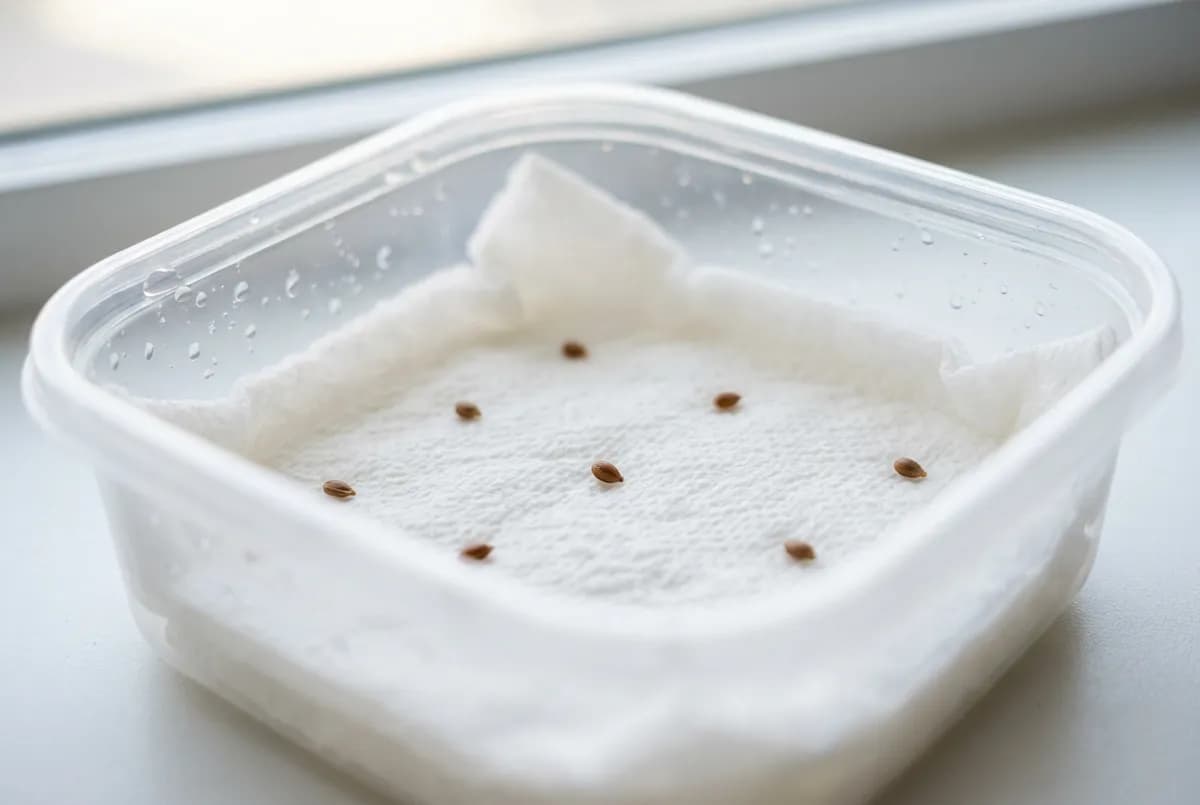 Cómo usar papel de cocina para comprobar la germinación de semillas