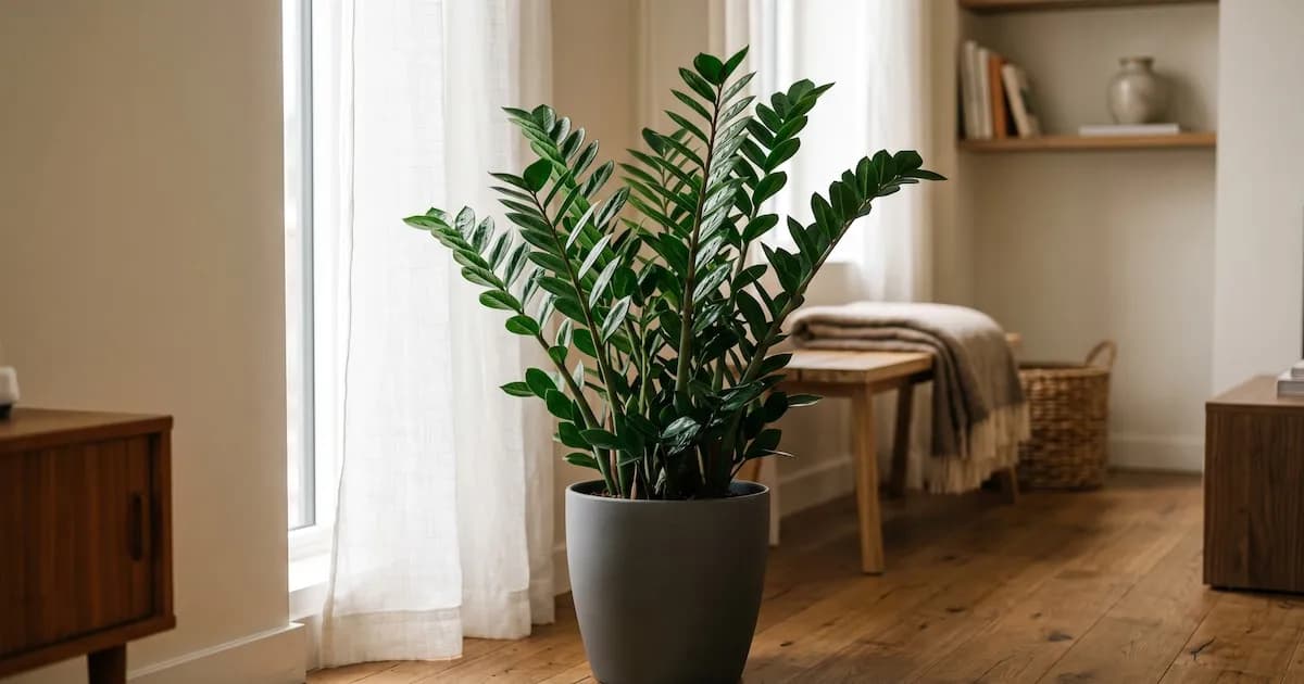 Zamioculca: la planta ideal para espacios con poca luz