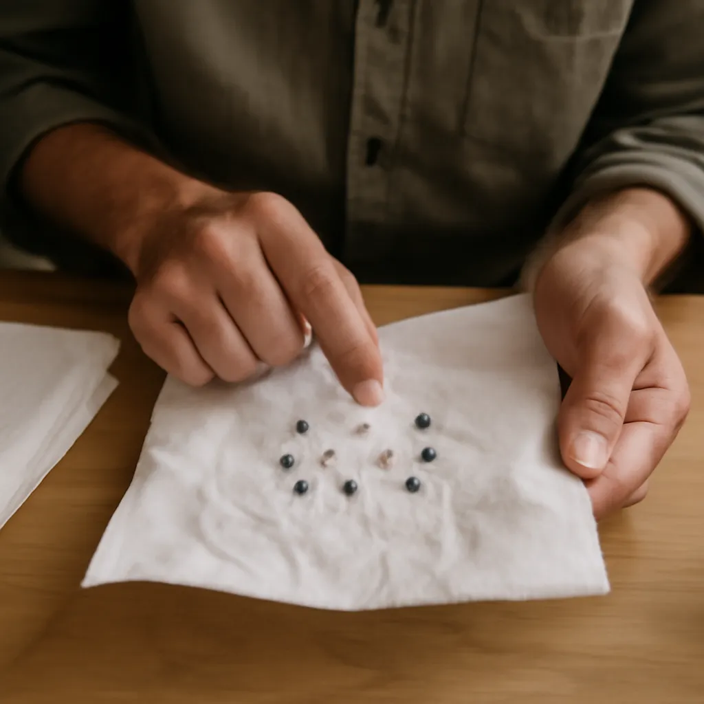 Cómo usar papel de cocina para comprobar la germinación de semillas